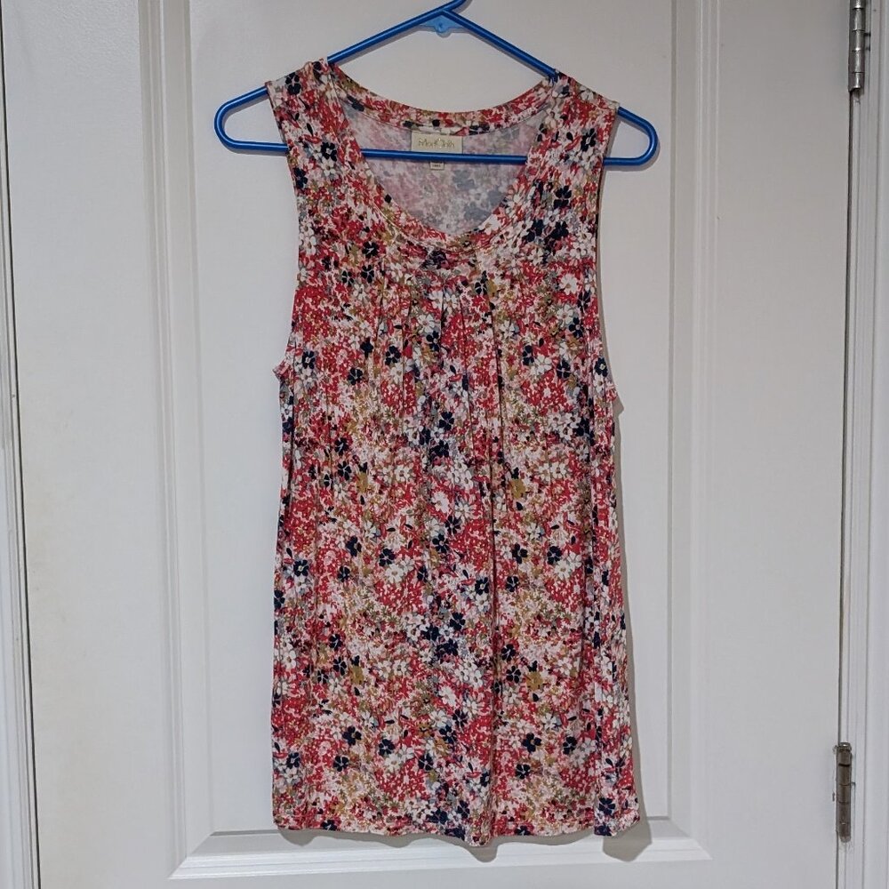 Modcloth Charmed, Indeed Tank Top in Pink Floral